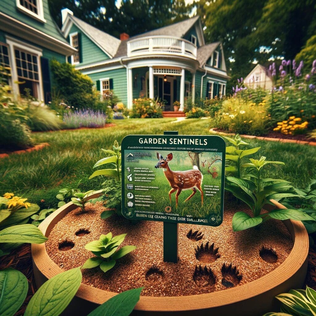 Close-up of a garden in Queen Anne's County, reflecting the balance between beauty and deer-related challenges.